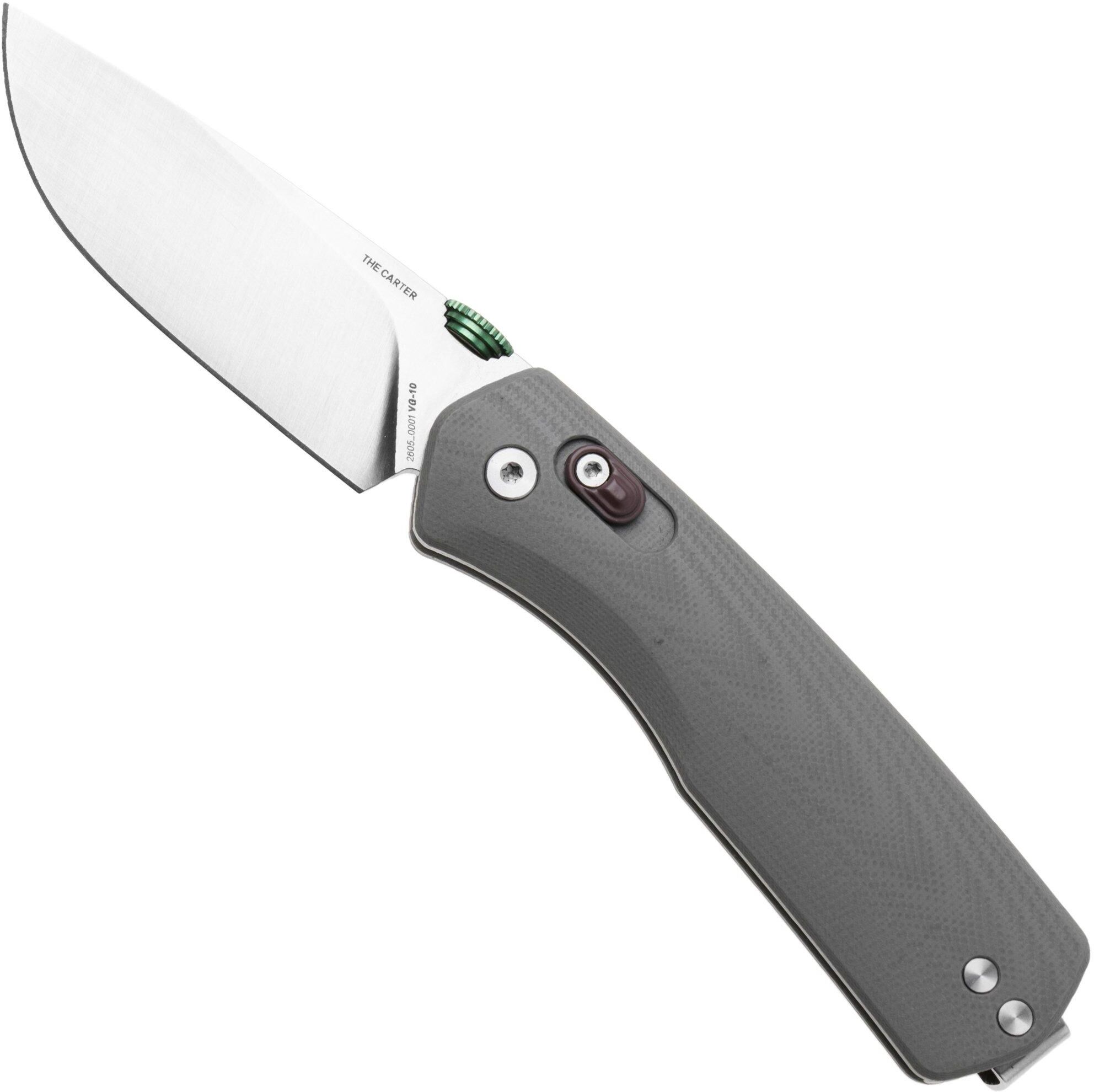 The James Brand The Carter KN108269-00 Primer Gray, coltellino tascabile