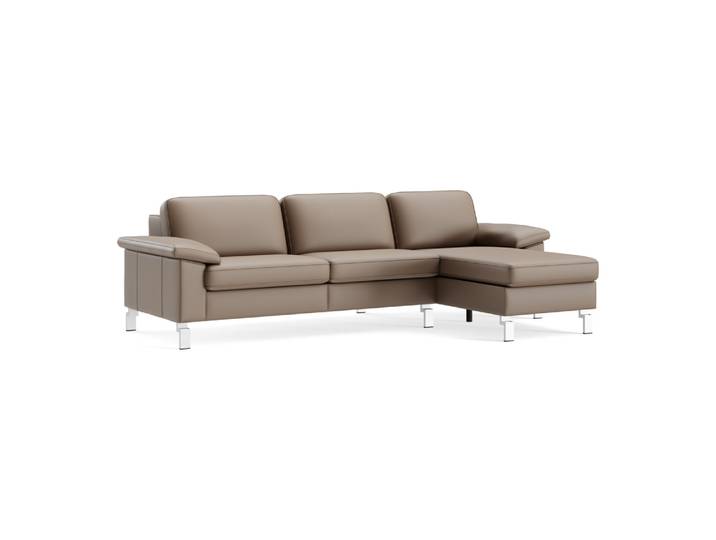 Ecksofa Classica-8011, Johann Jakob, kat. d, life line hasel, Leder