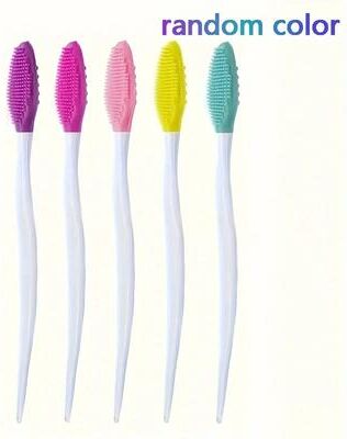 Uplift Essentials Dual Head Pet Toothbrush Set Precision Double Sided Oral Scrubber For Advanced Dental Hygiene 5pcs