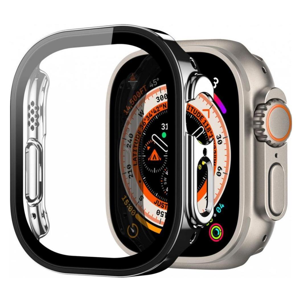 Dux Ducis Hamo case for Apple Watch Ultra 49 mm metallic smartwatch case black (DUX DUCIS Case (PC) Apple Watch Ultra (49MM) Black)