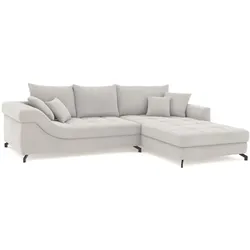SOMETA Ecksofa Taylor Stoff Beige Natur