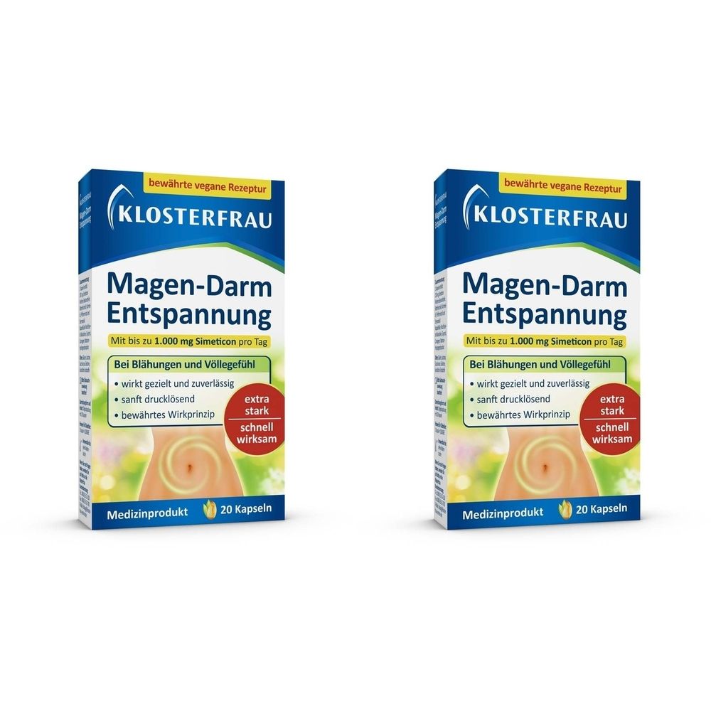 Klosterfrau Magen-Darm Entspannung Kapseln 2x 2x20 St