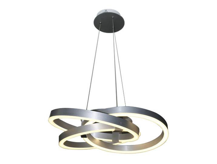Näve Led-Hängeleuchte, Alufarben, Metall, Kunststoff, 150 cm, Farbtemperaturwechsler, Lampen & Leuchten, Innenbeleuchtung, Smart-Home-Lampen, Smart Home Hängeleuchten