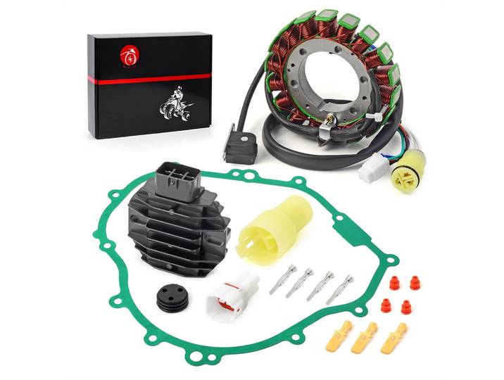 Bobine de stator et redresseur Sochi avec joint, Yamaha Grizzly 350, 2007-2014, Bruin 350, 2004-2006, WOLVERINE 350, 2006-2009