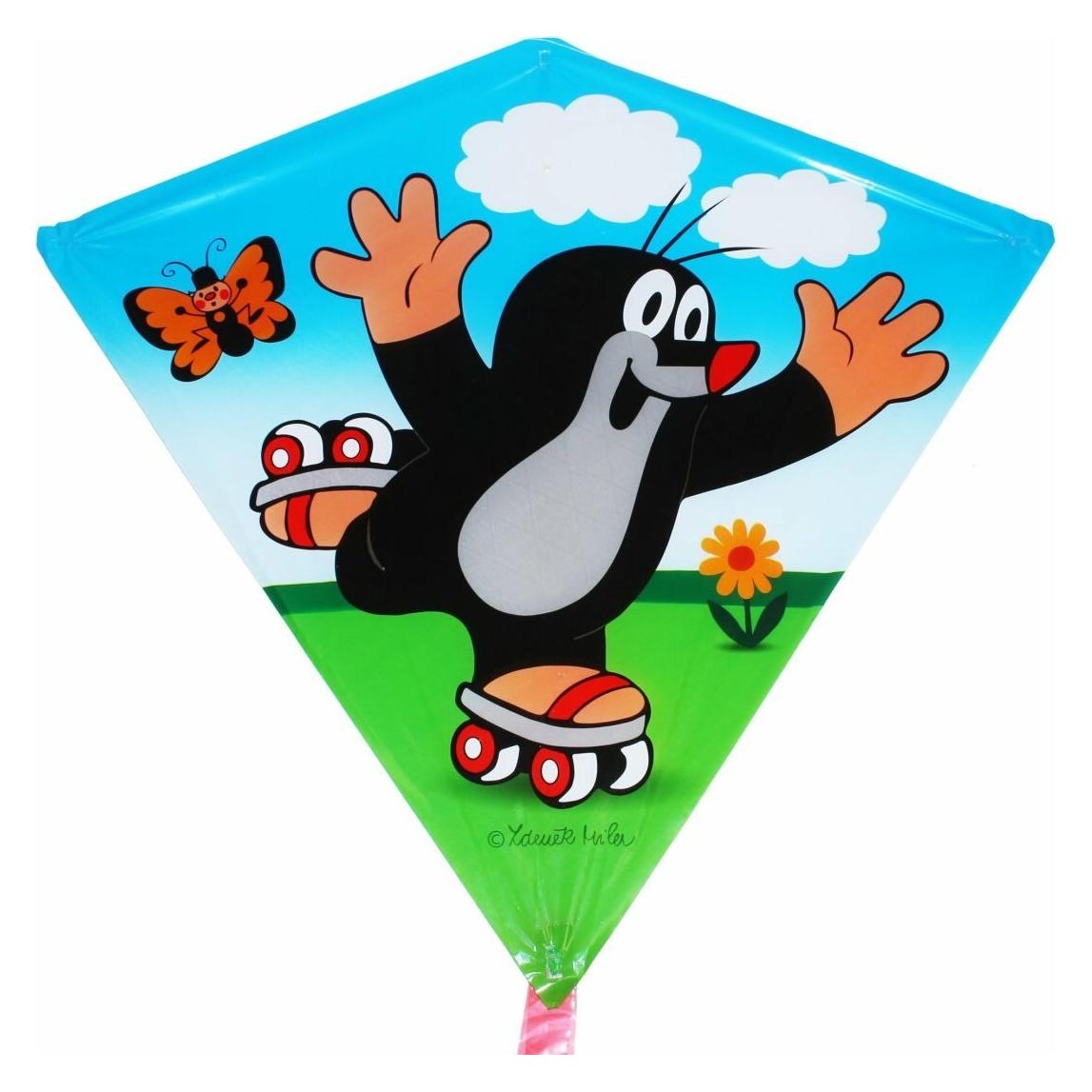 Teddies Fliegender Drache Maulwurf auf Schlittschuhen 68x73cm (170948)