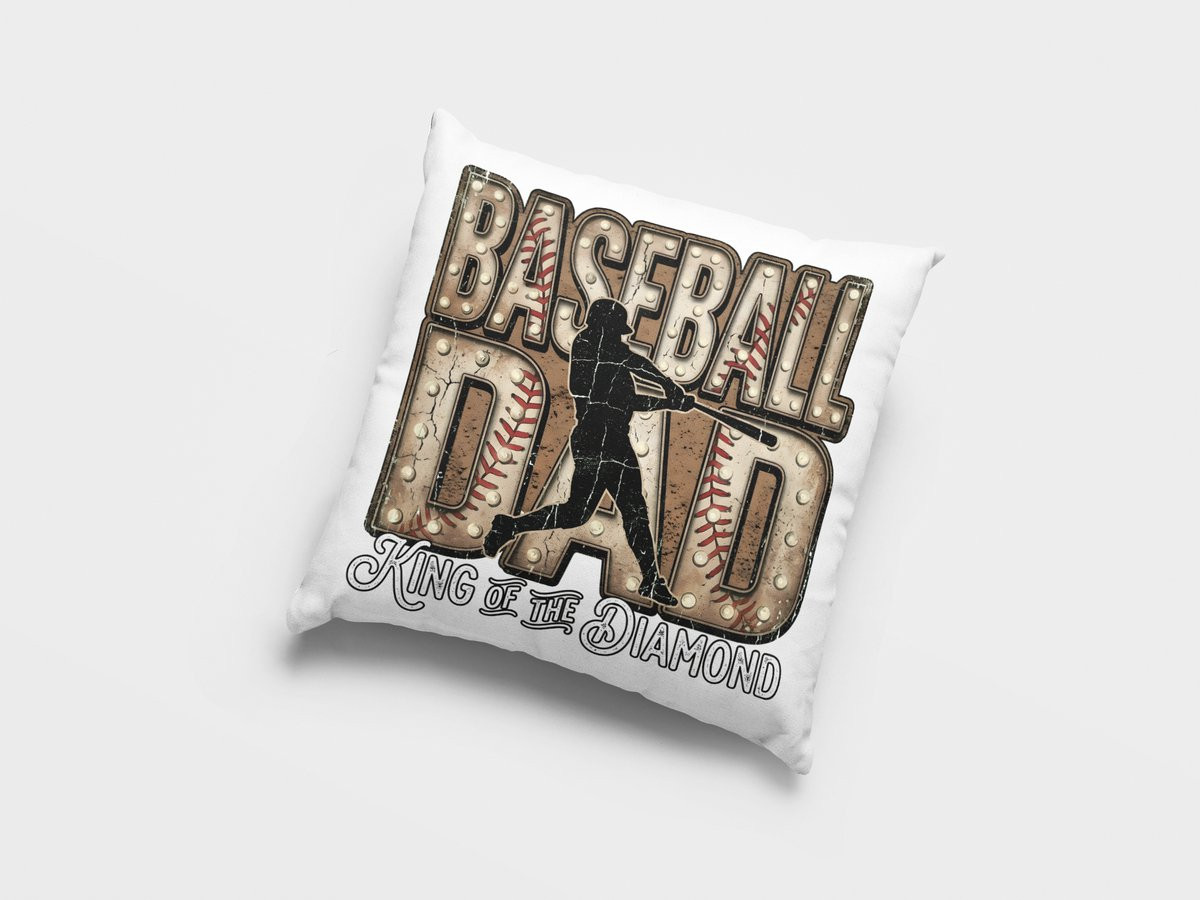 Honkbal Papa Sierkussen - Koning van het Diamant - Sportief Cadeau voor Vader