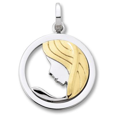 Kette mit Anhänger ONE ELEMENT "Jungfrau Sternzeichen Anhänger aus 925 Silber", silber, Halsketten, Damen, Silber 925 (Sterlingsilber), Sinnbild Ihrer Persönlichkeit – eine schöne Idee zum Verschenken