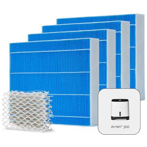 Meaco Luftbefeuchter-Ersatzfilter Armin Verdunstungspads, für Luftbefeuchter Armin 300, mit Silvertex, 4 Stück