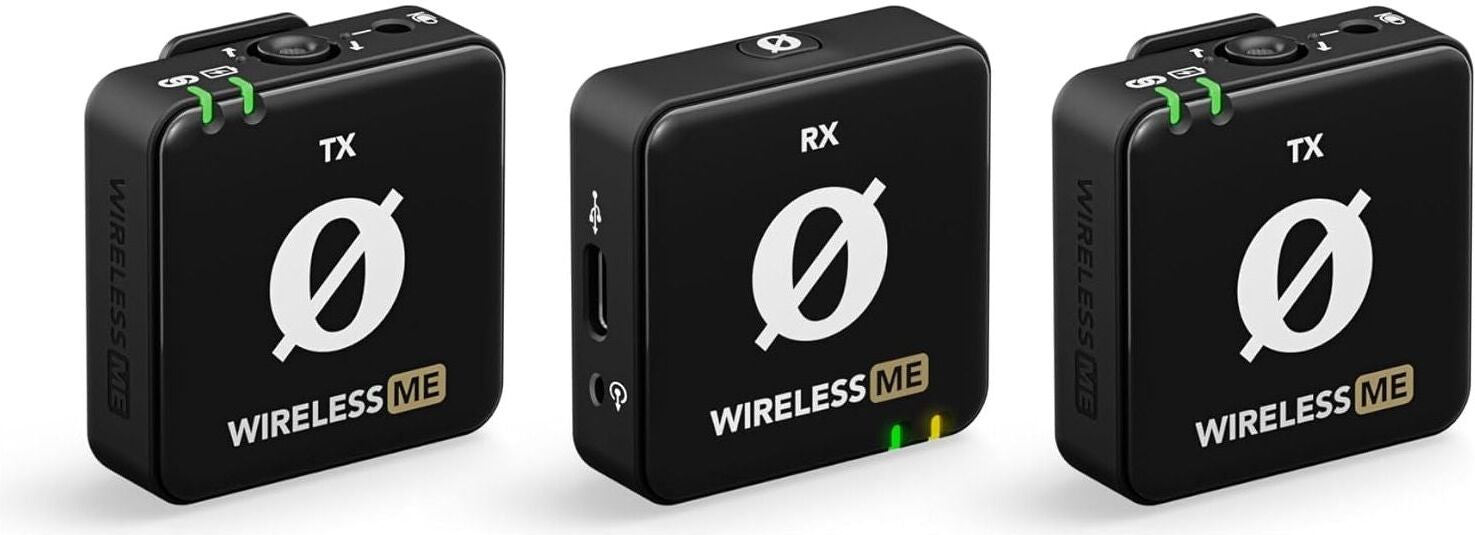 RØDE Wireless ME Dual Set – Ultra-Compact Wireless Microphone System Black, New