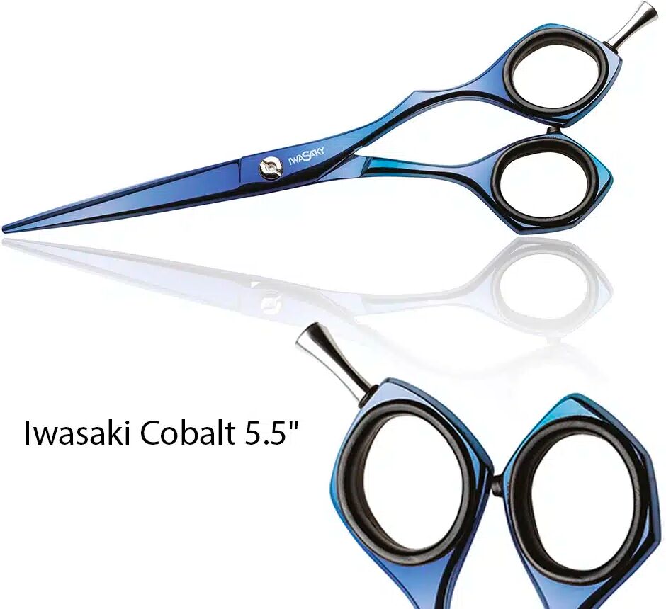 Forbici 5.5" per capelli Giapponesi da taglio parrucchiere Iwasaki Cobalt 440