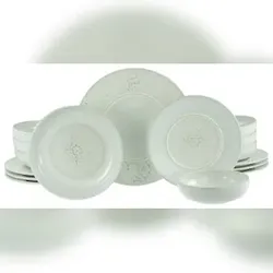 CreaTable Unico Toscania Tellerset 16-tlg Steinzeug