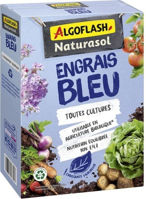 Algoflash Naturasol Blauwe Organische Meststof, 1,5 kg, 100% Natuurlijk