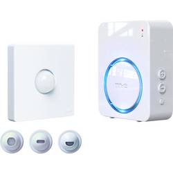 m-e modern-electronics 41493 Steckdose Bewegungsmelder 120 ° Weiß IP54