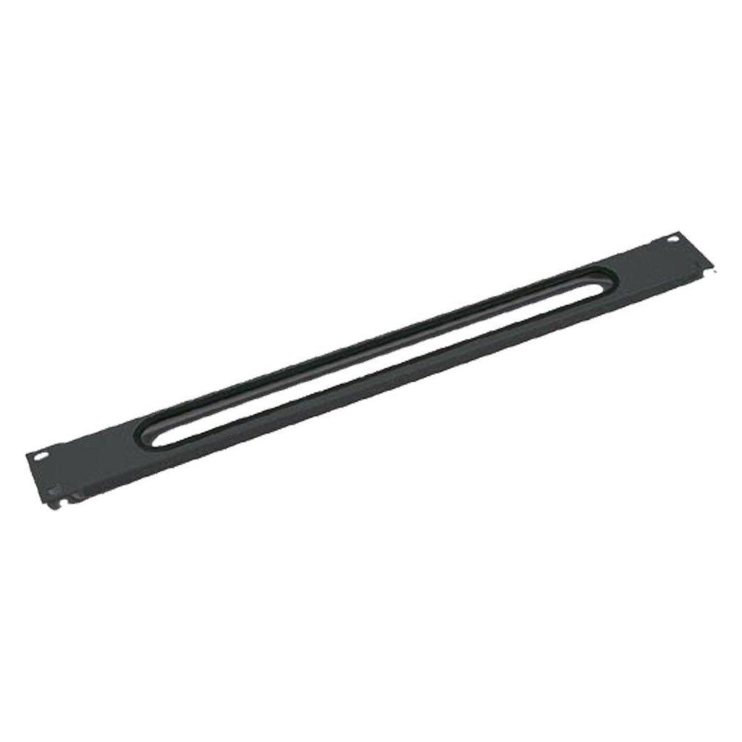 Triton Durchführungsplatte, 1HE, schwarz (992410)