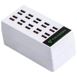 Tracon USB-Hub (USB-A, 20 Ports), Dockingstation + USB Hub
