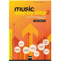 Music Step by Step 2. Lehrerhandbuch, Schulbücher von Werner Jank, Stefan Gies