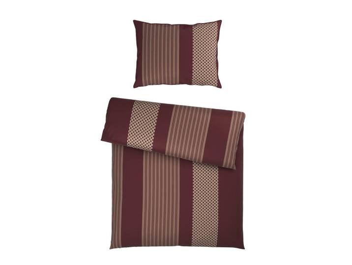 Dieter Knoll Bettwäscheset, Kirschrot, Textil, 160x210 cm, pflegeleicht, hautfreundlich, Heimtextilien, Bettwäsche, Bettwäsche, Satin Bettwäsche