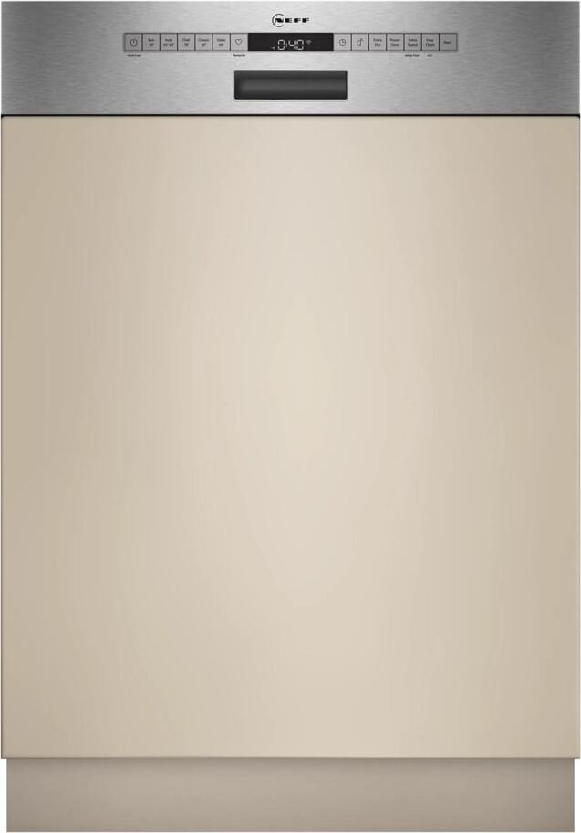 Neff GILEB00P, Halb integriert, Standardgröße (60 cm), Edelstahl, Tasten, Schublade, Polynox/Edelstahl