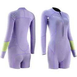 Aztron 3/2 mm Aurora 2.0 Shorty Damen Neoprenanzug - lila