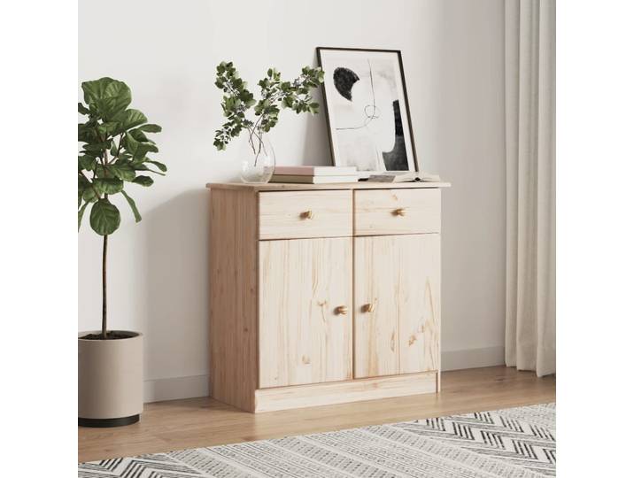 vidaXL Sideboard ALTA 77x35x73 cm Massivholz Kiefer