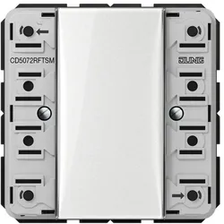 Jung CD5072RFTSM KNX RF Funk-Wandsender-Modul, 2fach, F50, Serie CD CD 5072 RF TSM