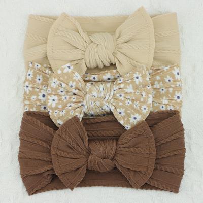 Tiny Tots Teens Trends Infant Hair Accessories, Baby Girl Headbands Lot, Elastic Hair Bands, Newborn Gift Bows, Kids Turban Headband Set style 6