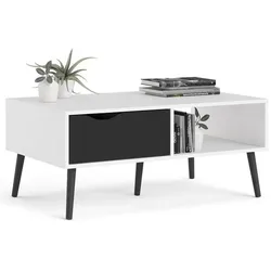 Ebuy24, Couchtisch + Beistelltisch, Couchtisch Napoli (99 x 60 x 43 cm)