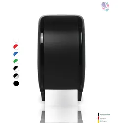 Toilettenpapierspender Doppelrollen, Blanc Cosmos, unschlagbar ergiebig, abschließbar, autom. Rollenwechsel, Restrollenfunktion