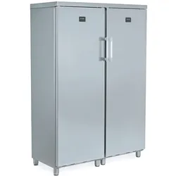 Grauer Doppeltür-Kühlschrank 1820x1220x650mm