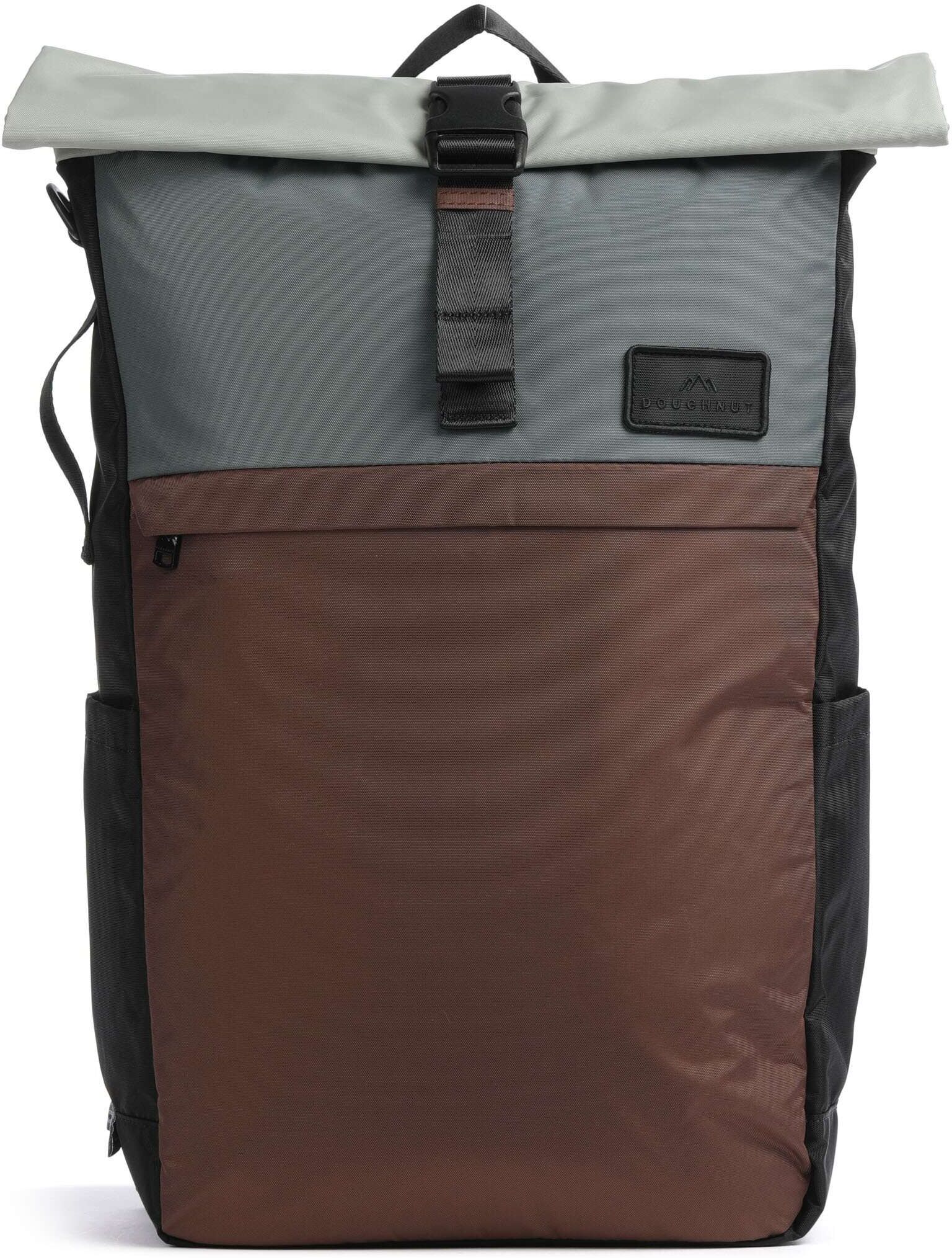 Doughnut Go Wild Jetpack Rolltop Rucksack, braun,schwarz