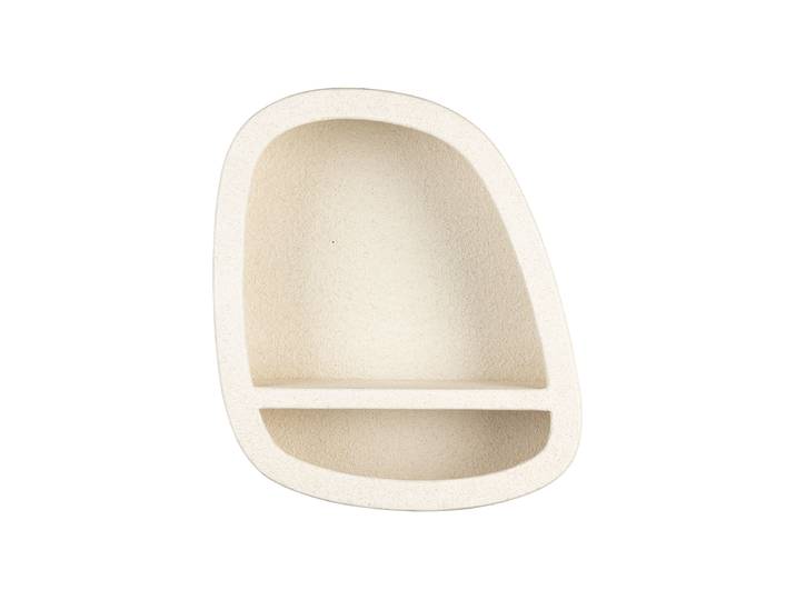 Design Wandregal „Veda“ Marmor Beige 53 x 61 cm Dutchbone