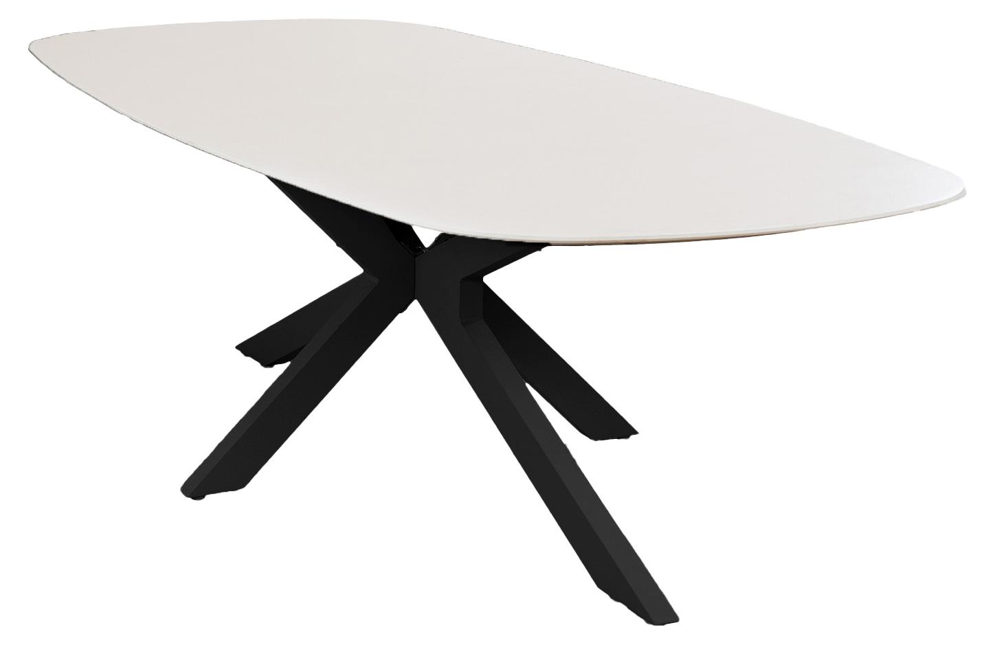 Gartentisch Barletta | 240x115 | Black/Sandstone | Aluminium & Kunststoff