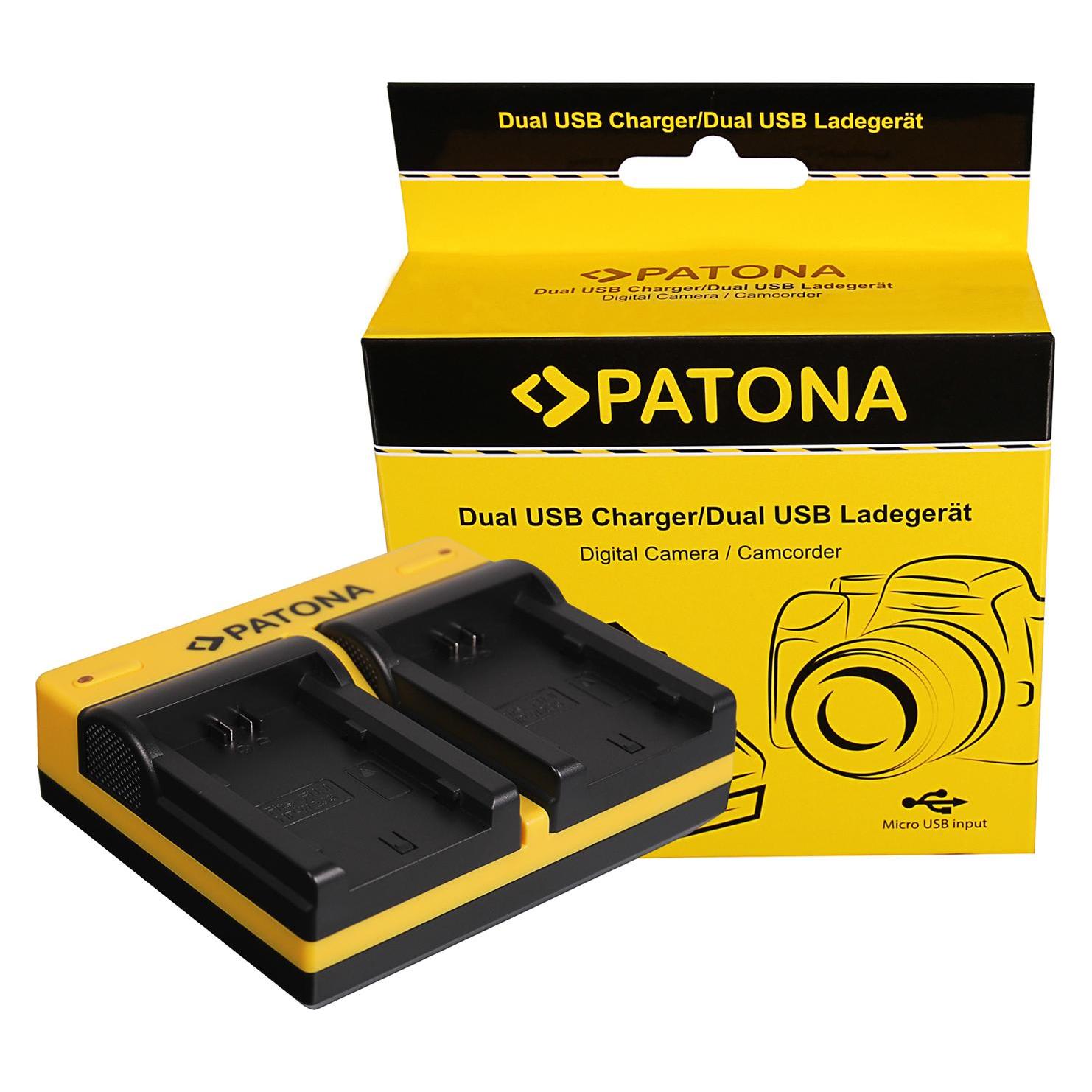 Patona Dual Ladegerät f. Fuji NP-W235 Fujifilm XT-4 XT4 (Kamera Akku Ladegerät) (33388333)