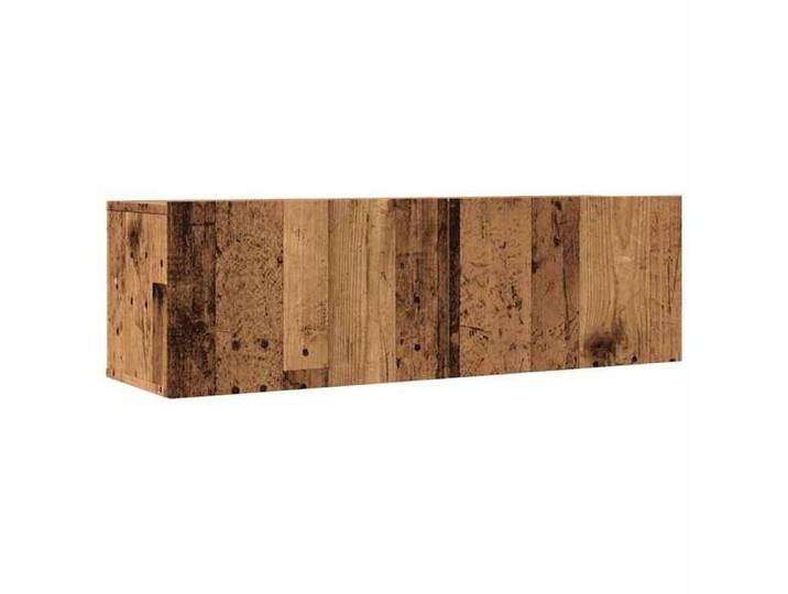 Meubles TV muraux 2 pcs - armoires suspendues vieux bois 100x30x30 cm RUI07 3887