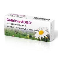CETIRIZIN ADGC Filmtabletten 20 St