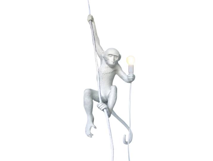 SELETTI lampe à suspension MONKEY LAMP à LED (Blanc - Résine)