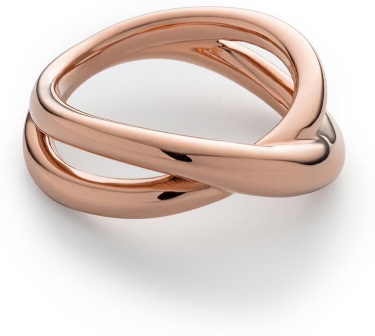 Paul Hewitt Damenring Waves Twisted aus Sterlingsilber, rosé