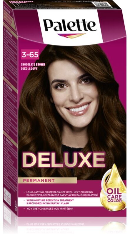 Schwarzkopf Palette Deluxe coloration cheveux permanente teinte 3-65 Chocolate Brown 1 pcs