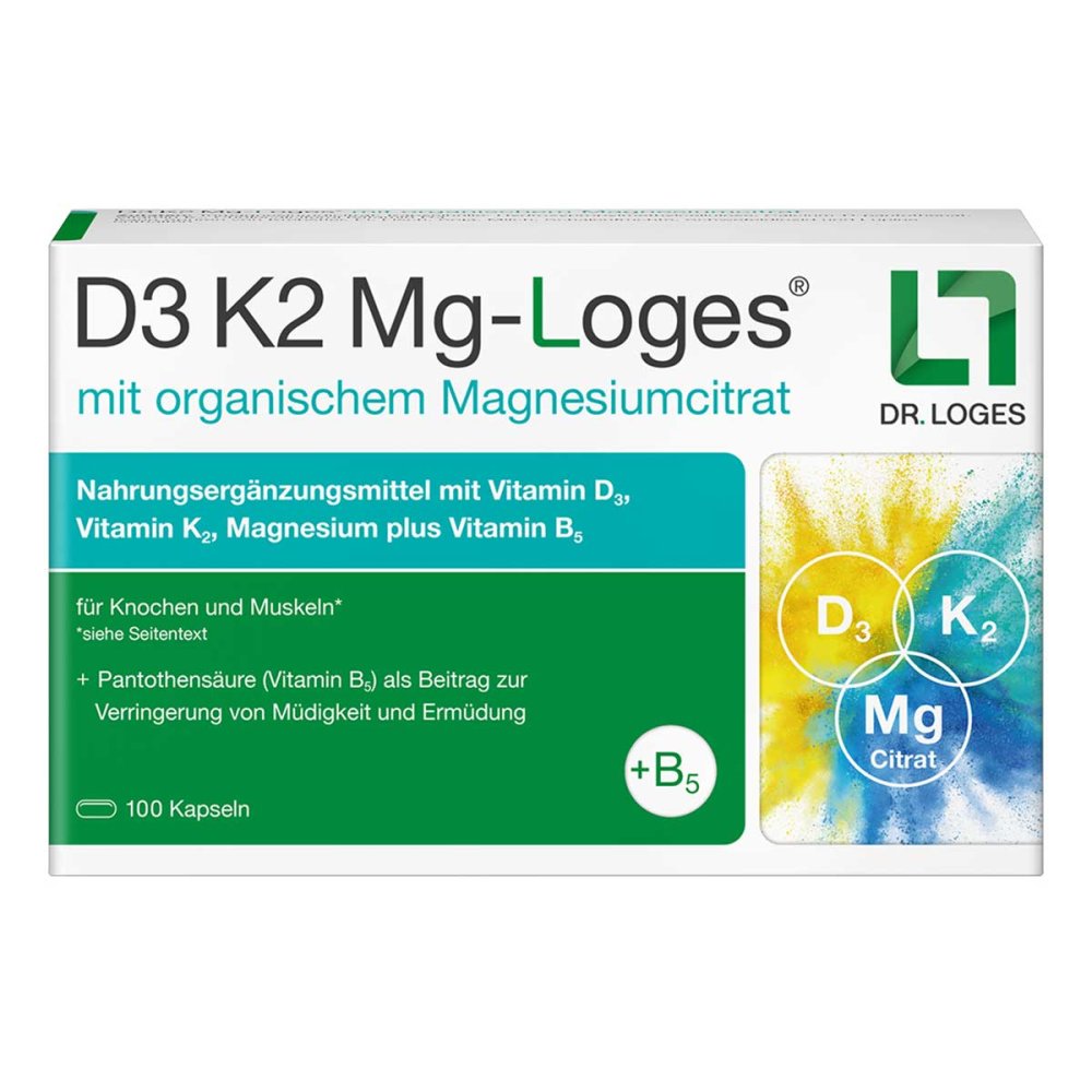 Dr. Loges + Co. GmbH D3 K2 Mg-Loges Kapseln 19758998