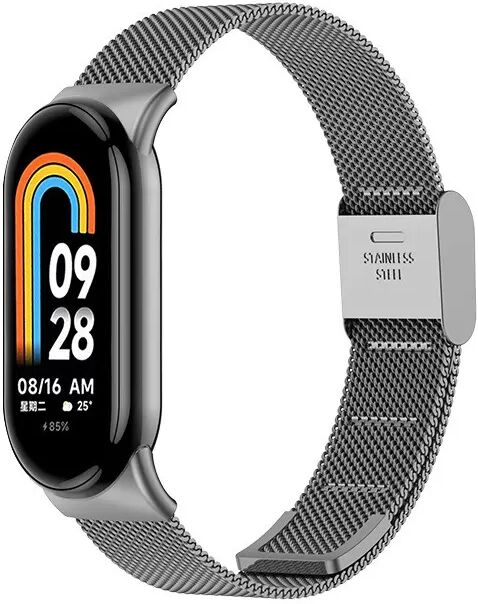 INF Metallarmband für Xiaomi Mi Band 8/9 Grau