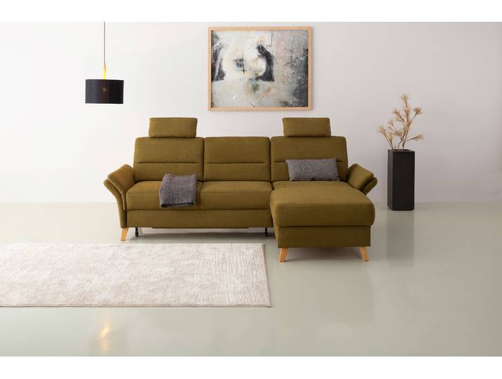 Sofa-Kopfstütze OTTO HOME Westerland , grün (olive), B:50cm H:25cm T:12cm, Holzwerkstoff, Kopfstützen, 2 Stück im Set, passend zur Serie Westerland