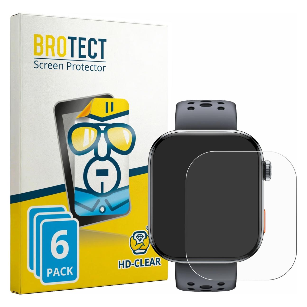 Brotect Schutzfolie für Haylou Watch Hyper Displayschutz Displayschutzfolie Folie Klar Transparent (4264017)