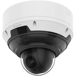 Hanwha Techwin IP-Cam PTZ Dome KI Kamera PNM-C19183RVTP (2592 x 1944 Pixels), Netzwerkkamera, Weiss, Schwarz