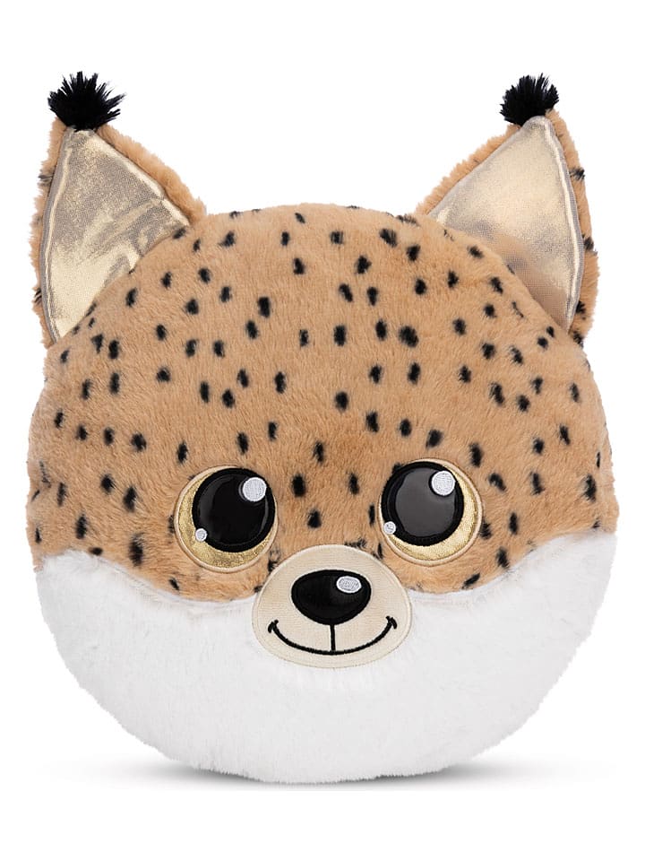 NICI Kissen "Glubschis - Lux Lenzo" in Hellbraun - (L)32 x (B)32 cm - onesize