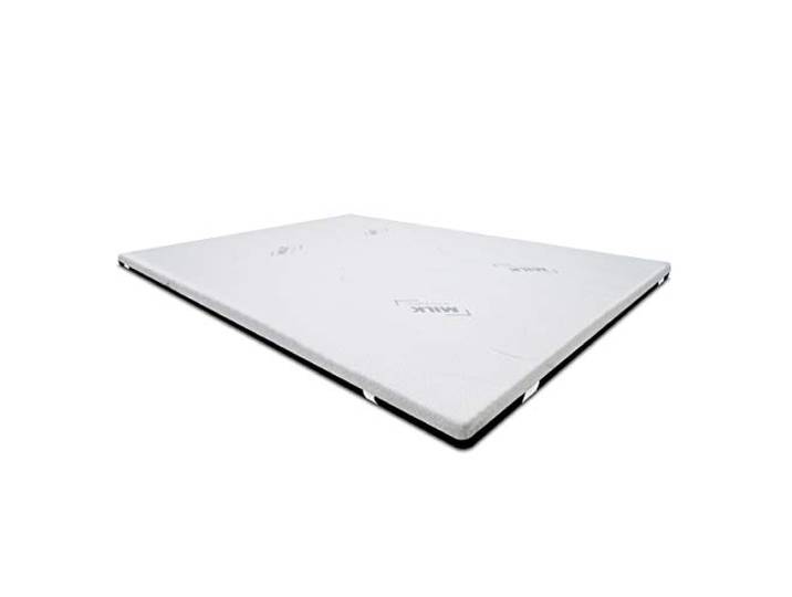DUÉRMETE ONLINE Topper Viskoelastisch Prime 5 cm Dicke Ökologisches Milk-Proteingewebe antiallergisch und antistatisch, Anti-Stress-Effekt, 150 x 180 cm