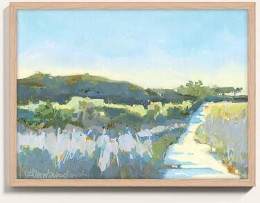 "Marsh Landscape Framed Canvas - 24"" x 32"" - Ballard Designs"