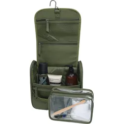 Stackers Canvas Reisekosmetiktasche zum Aufhängen grün