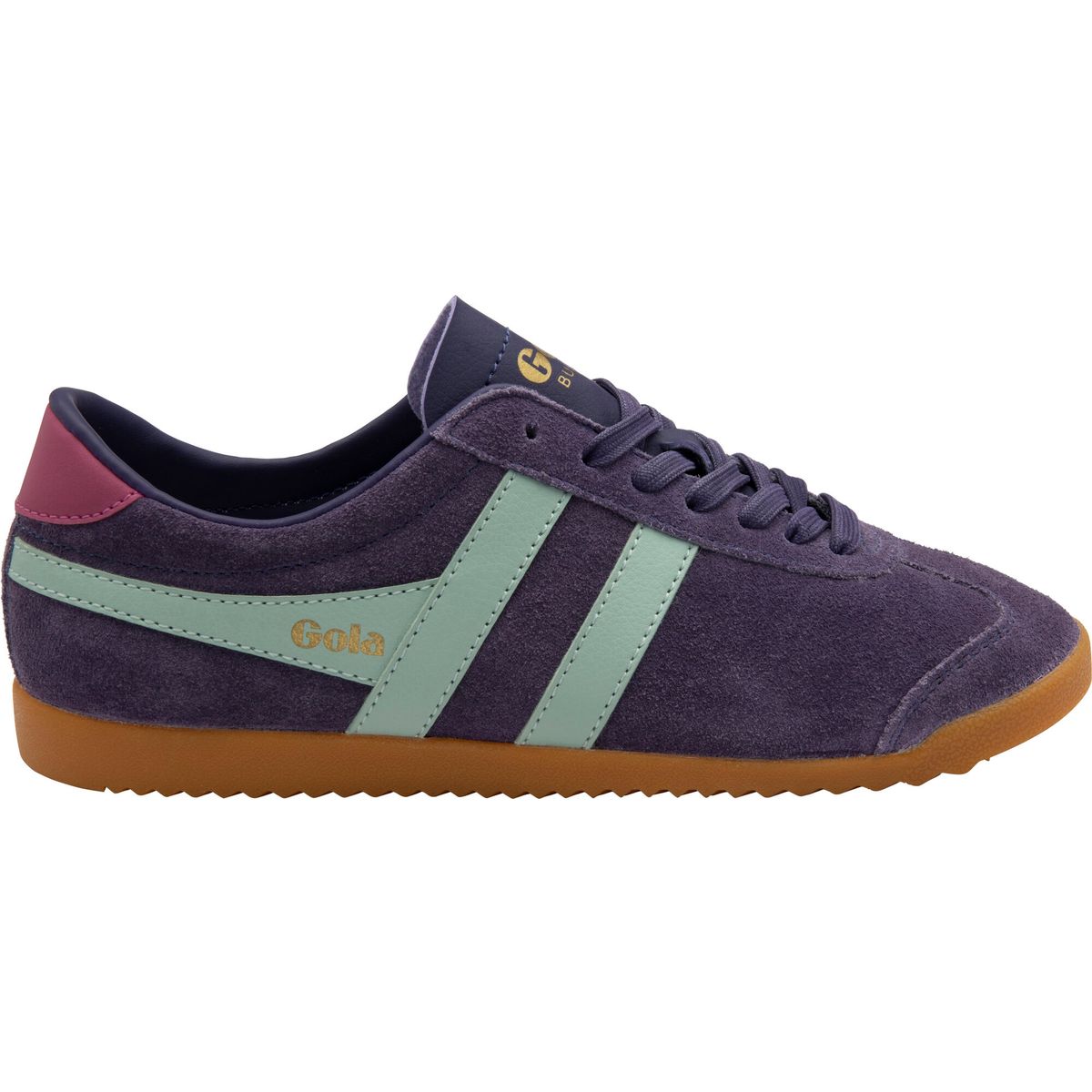 Gola Bullet Suede Sneaker Women plum/surf/fuchsia (VE) 3 CLA153-VE-3-plumsurffuchsia