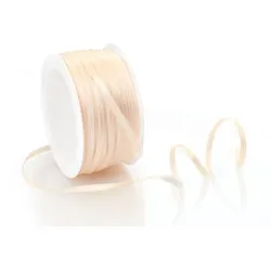 Satinband, creme, 3 mm, 50 m