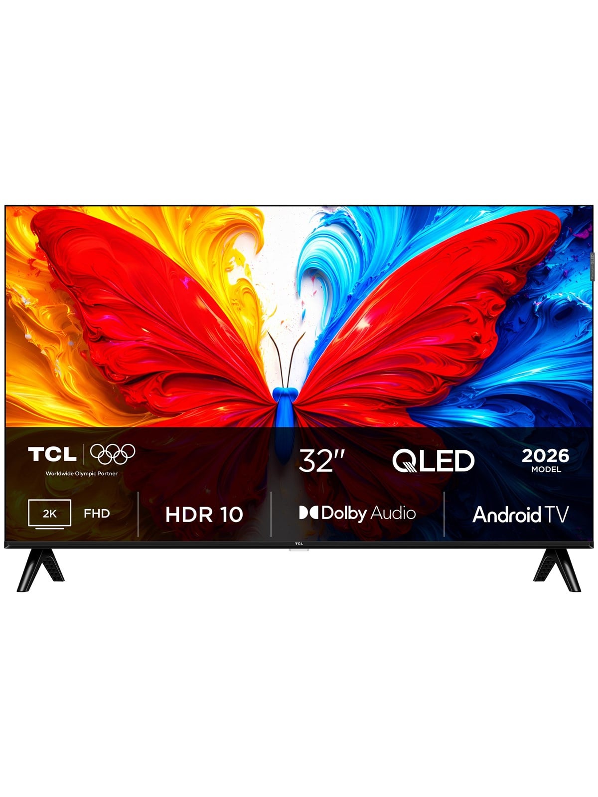 TCL 32" Flachbild TV QLED 1080p (Voll HD) High Dynamic Range 10 (HDR10) 32S5L
